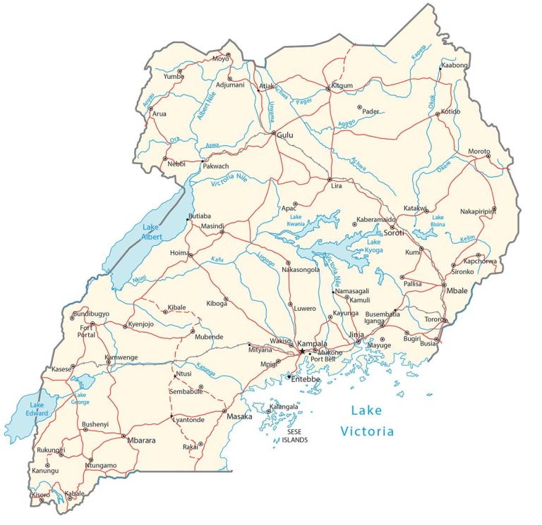 Uganda Map