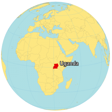 Uganda World Map