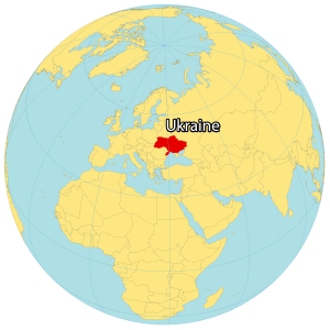 Ukraine World Map