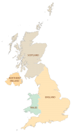 United Kingdom Administration Map