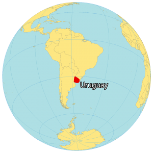 Uruguay World Map