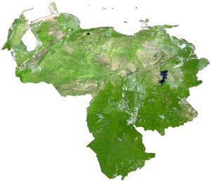 Venezuela Satellite Map