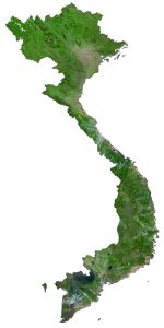 Vietnam Satellite Map