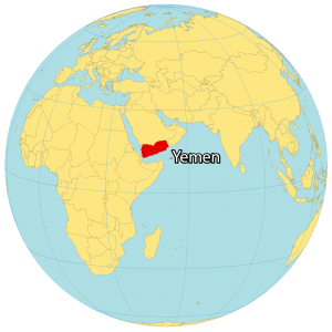 Yemen World Map