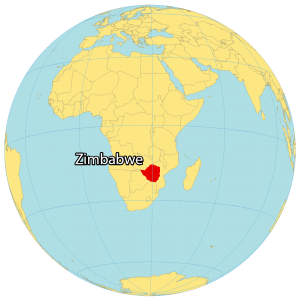 Zimbabwe World Map