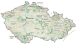 Czech Republic Physical Map
