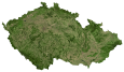 Czech Republic Satellite Map