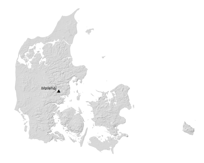 Denmark Elevation Map