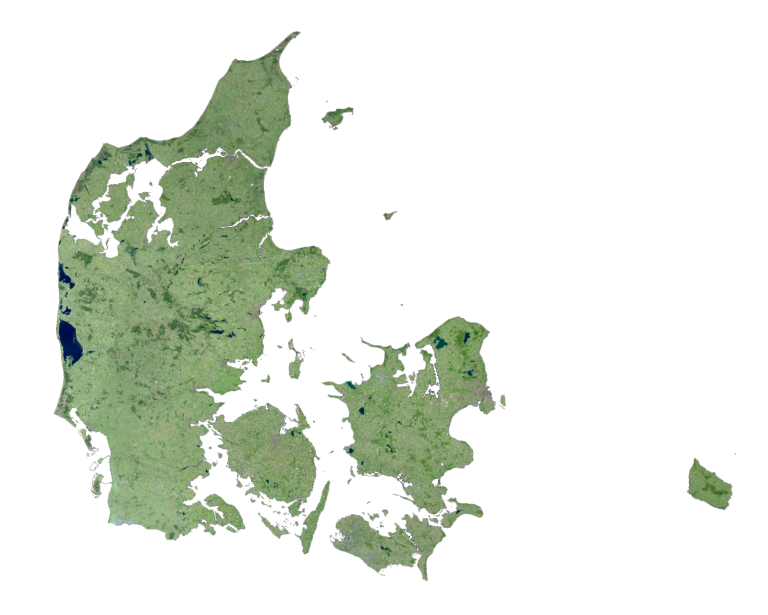 Denmark Satellite Map