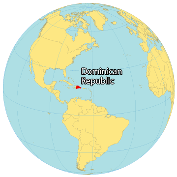 Dominican Republic World Map