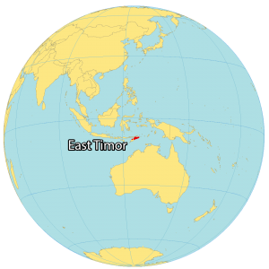 East Timor World Map