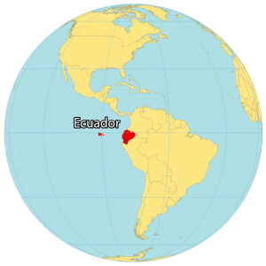 Ecuador World Map