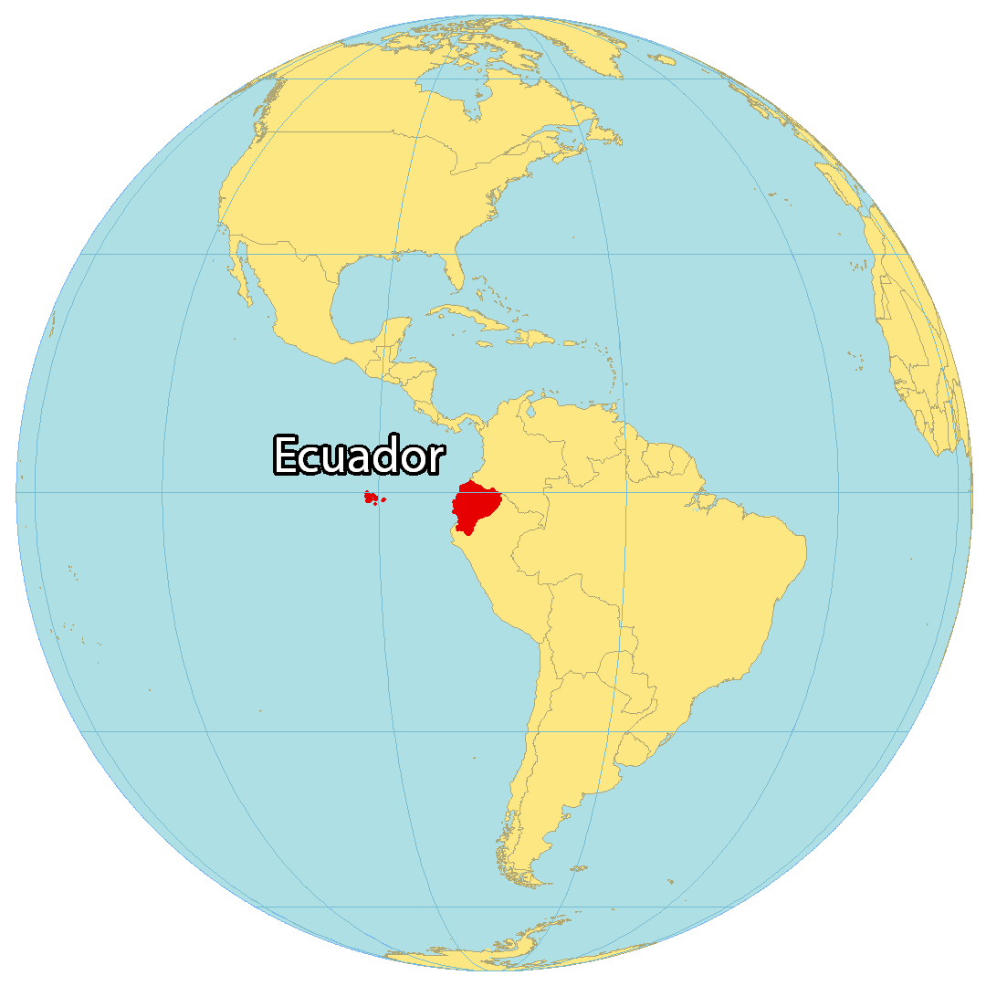 Map of Ecuador - GIS Geography