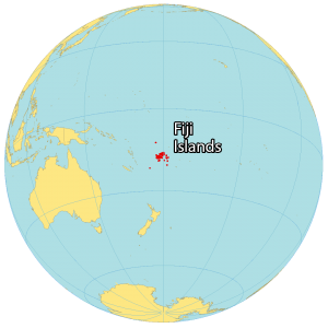 Fiji World Map