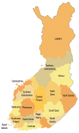 Finland Administration Map