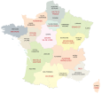 France Administration Map