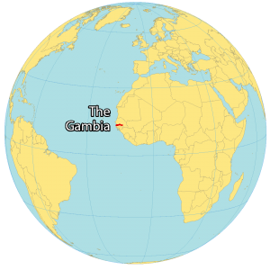 Gambia World Map