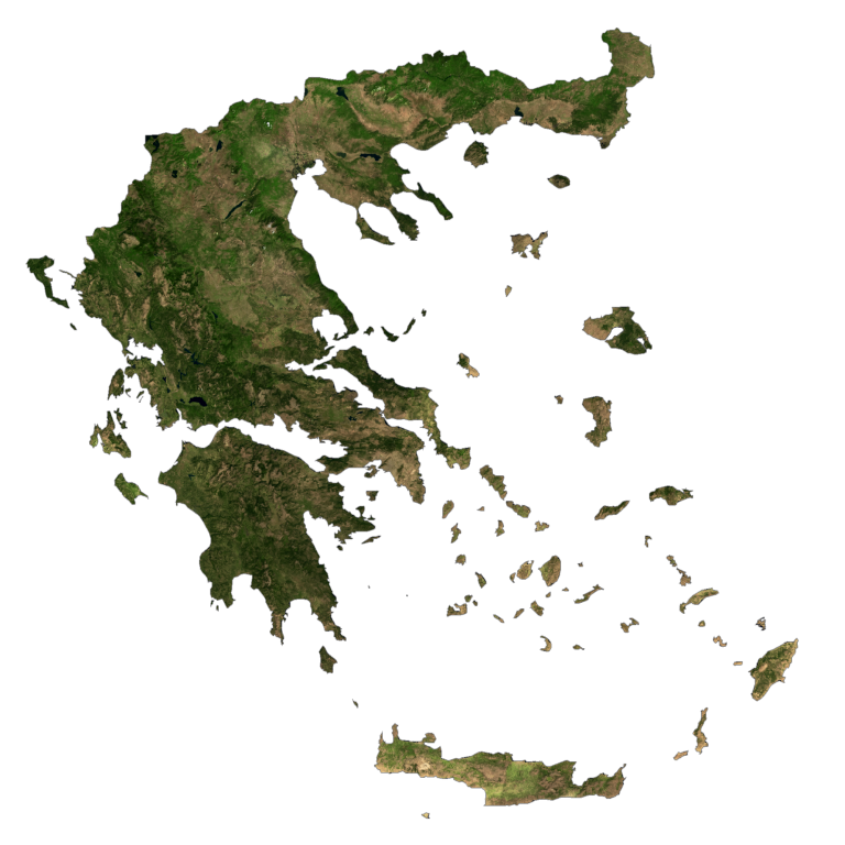 Greece Satellite Map