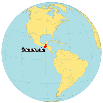 Guatemala World Map