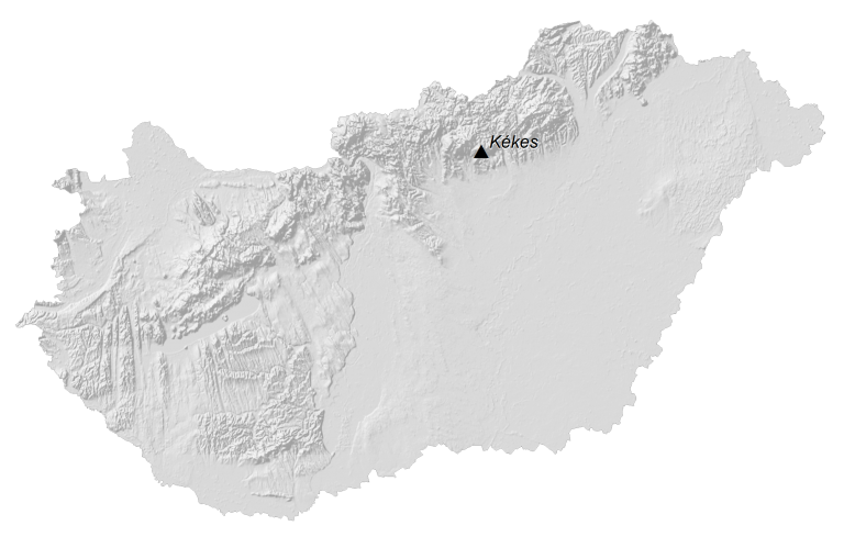 Hungary Elevation Map