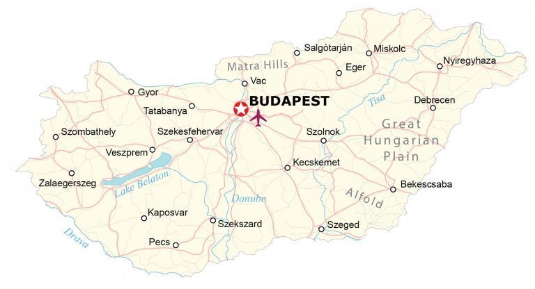 Map Of Hungary GIS Geography   Hungary Map 768x416 