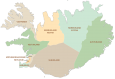Iceland Administration Map