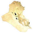 Iraq Satellite Map