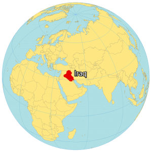 Persian Gulf Location On World Map   Iraq World Map 300x300 