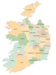 Republic of Ireland Administration Map