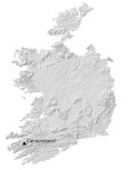 Republic of Ireland Physical Map