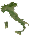 Italy Satellite Map