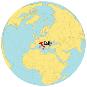 mount etna world map