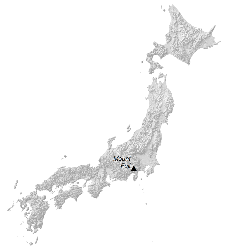 Japan Elevation Map