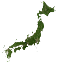 Japan Satellite Map