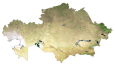 Kazakhstan Satellite Map