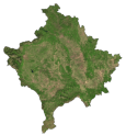 Kosovo Satellite Map