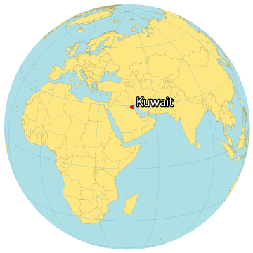 Kuwait World Map