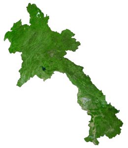 Laos Satellite Map