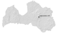 Latvia Physical Map