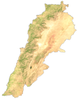 Lebanon Satellite Map