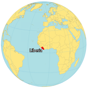 Liberia World Map