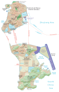 Macau Physical Map