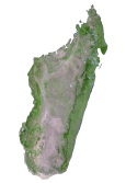 Madagascar Satellite Map
