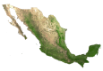 Mexico Satellite Map