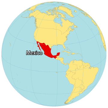 Mexico World Map