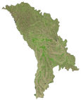 Moldova Satellite Map
