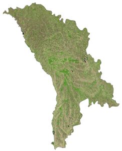 Moldova Satellite Map