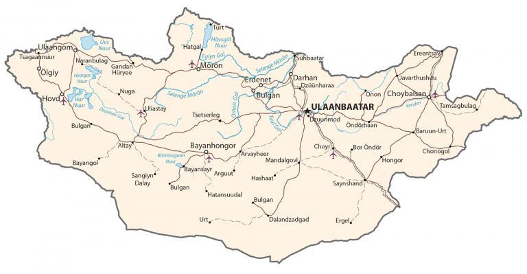 mongolian plateau map location