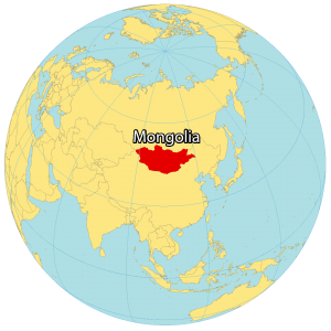 Mongolia World Map