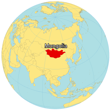 Mongolia World Map
